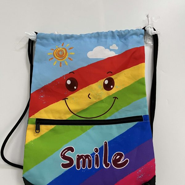 Drawstring Backpack Smile